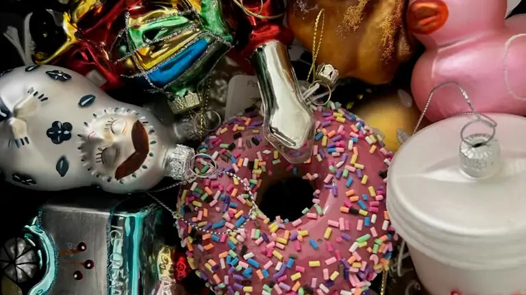 Hand-Blown Glass Christmas Ornaments - Premium Holiday Decor