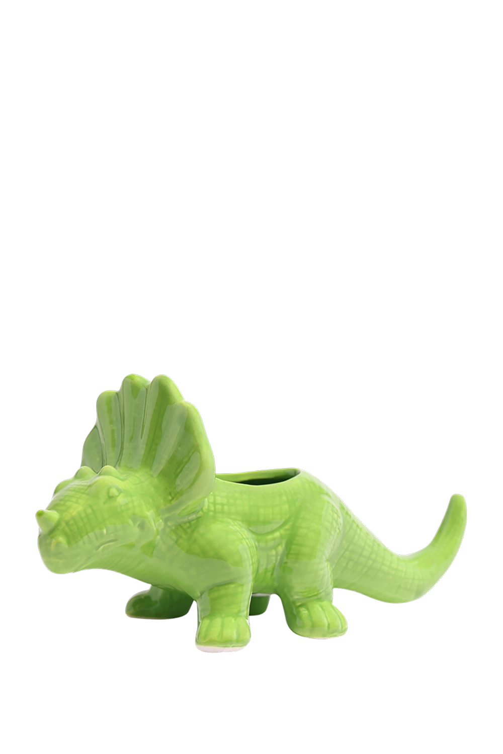 Foliage Ceramic Indoor Plant for Succulents - Triceratops - handmade by Chive Studio Toronto