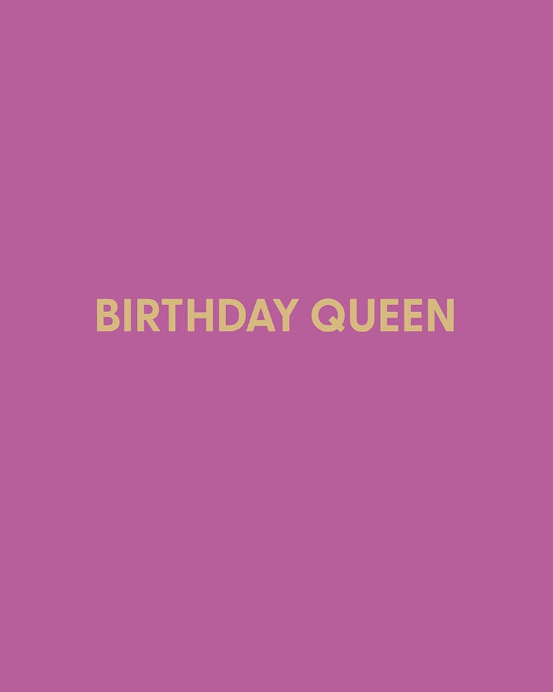 Birthday Queen - Greeting Card - Chive Ceramics Studio - Cards - Chive Ceramics Studio