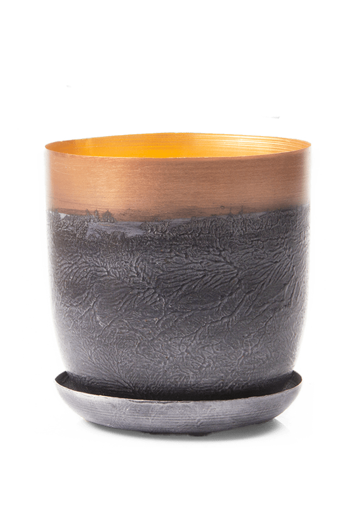 Joe Metal Pot With Drainage Hole - Chive Ceramics Studio - Pots - Chive US