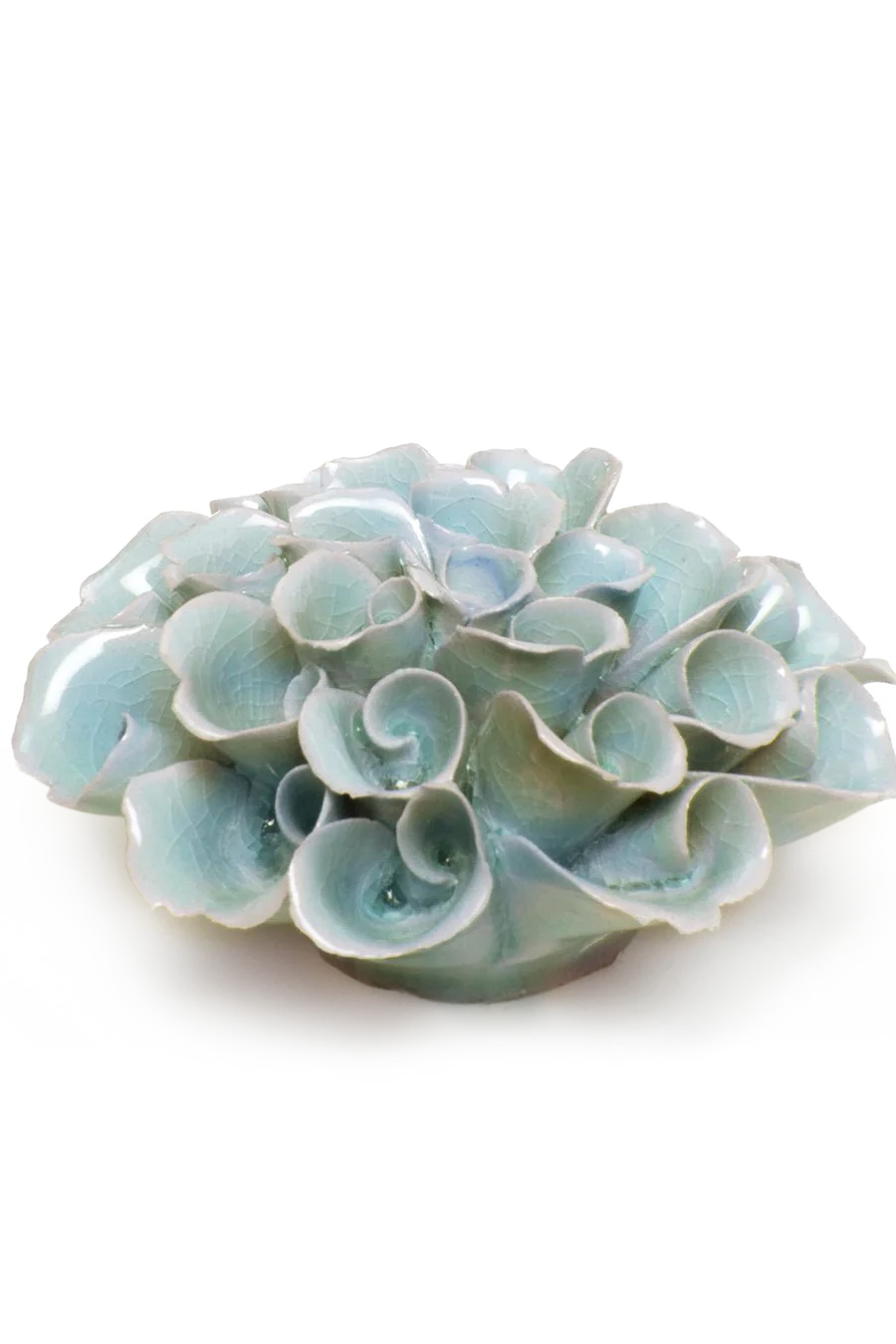 Ceramic Flower Flower Blue 2 - Chive Ceramics Studio - Ceramic Flowers - Chive Studio
