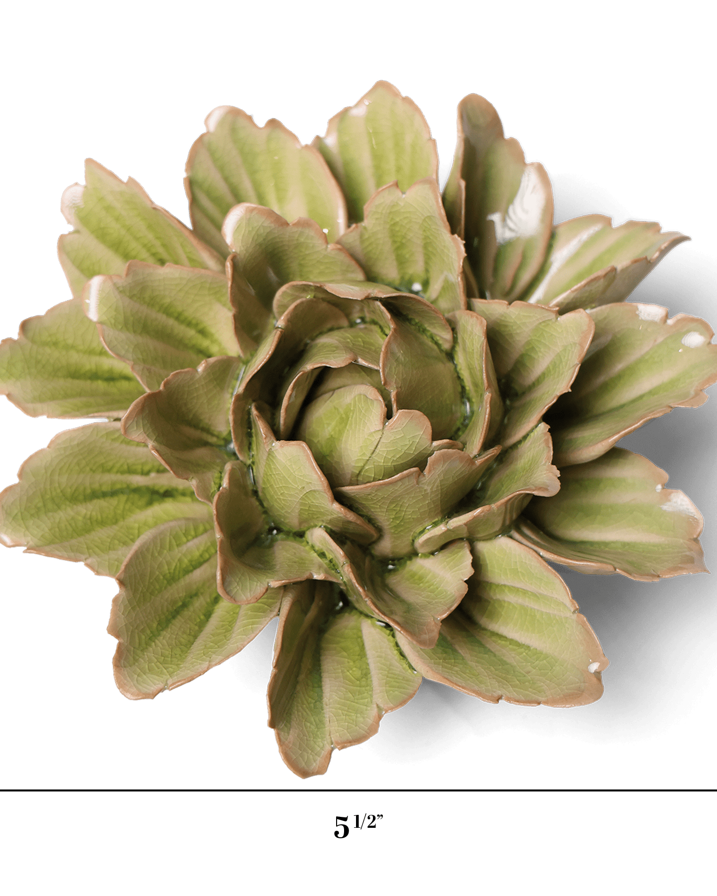 Japan Ceramic Flower Wall Art Mint Tree Peony - Chive Ceramics Studio - Ceramic Flowers - Chive US