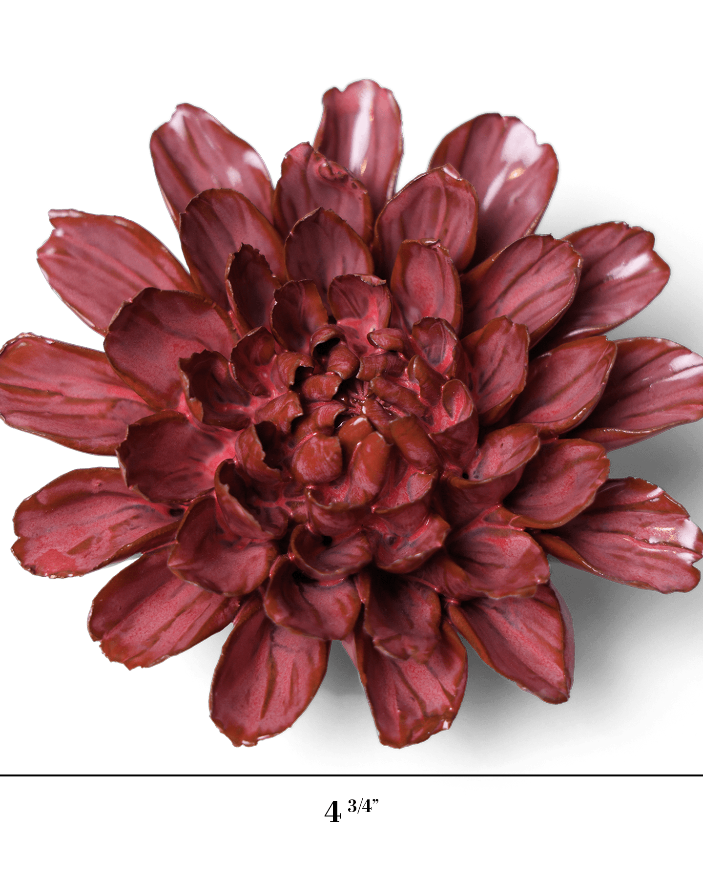 Japan Ceramic Flower Wall Art Pink Dahlia - Chive Ceramics Studio - Ceramic Flowers - Chive US