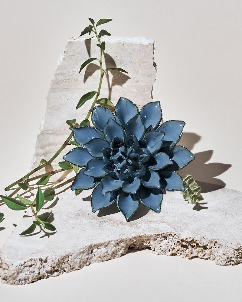 Ceramic Flowers With Keyhole For Hanging On Walls Collection 8 - Chive Plant Studio - Ceramic Flowers - Chive Studio 2024