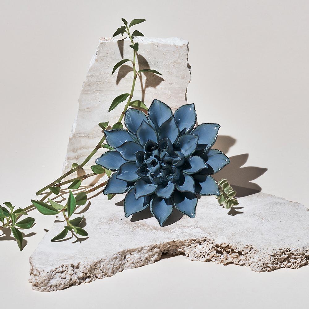 Ceramic Flowers With Keyhole For Hanging On Walls Collection 8 - Chive Plant Studio - Ceramic Flowers - Chive Studio 2024