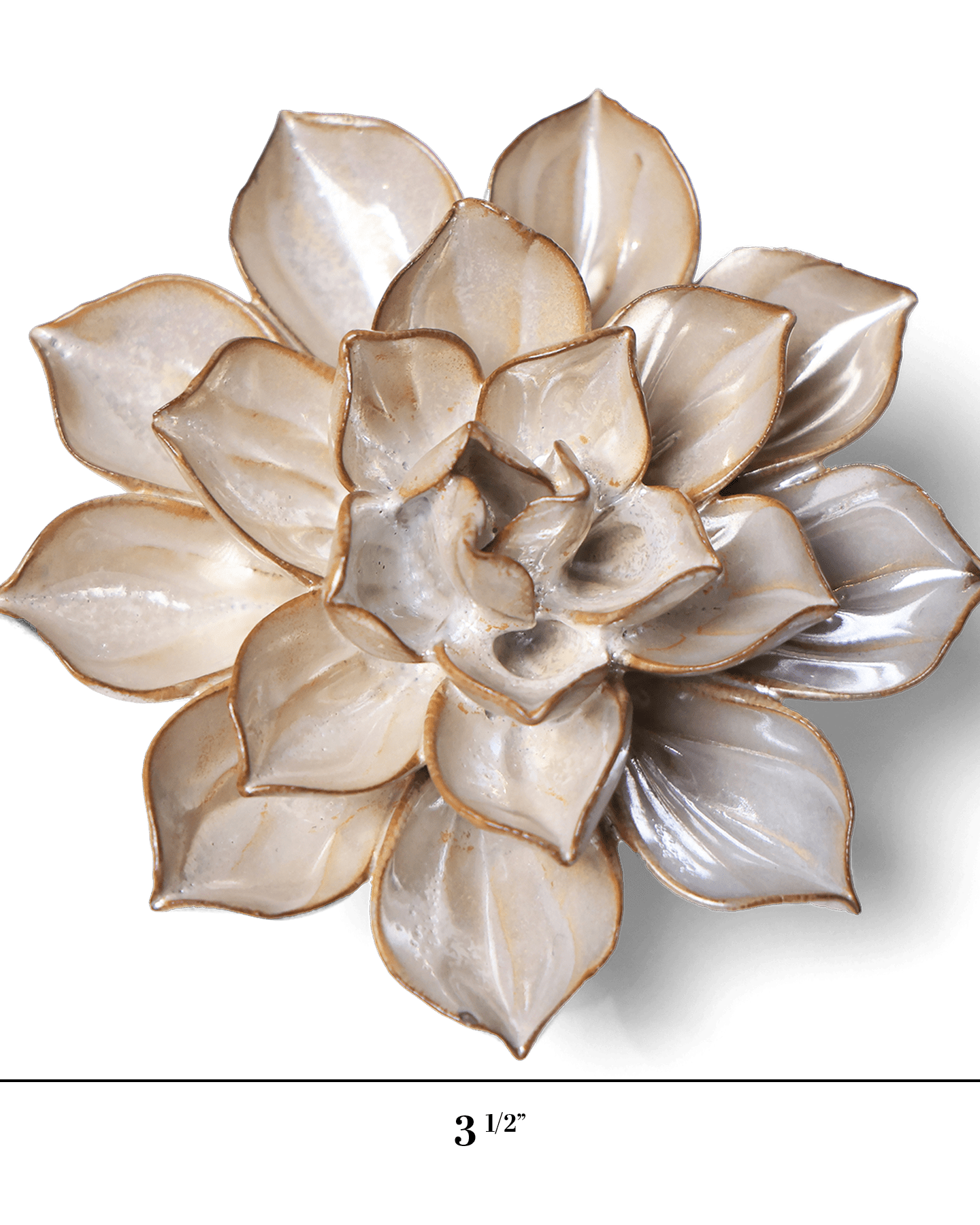 Japan Ceramic Flower Wall Art Pearl Aster - Chive Ceramics Studio - Ceramic Flowers - Chive US