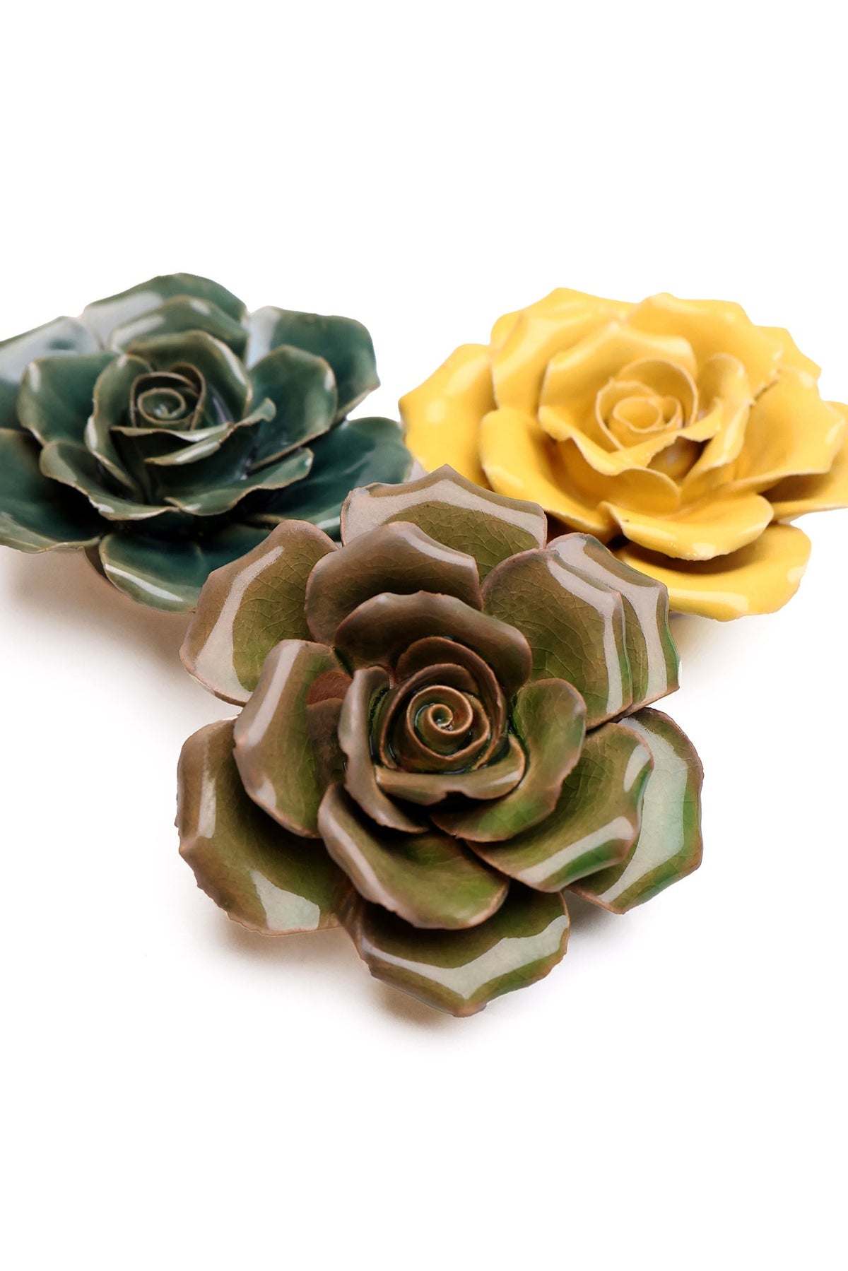 Ceramic Flowers With Keyhole For Hanging On Walls Collection 9 - Chive Plant Studio - Ceramic Flowers - Chive Studio 2024