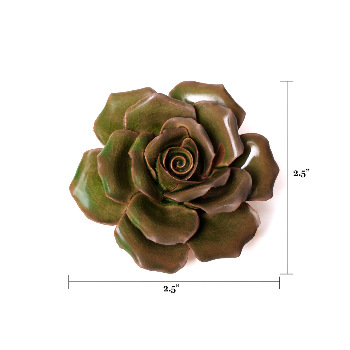 Ceramic Flowers With Keyhole For Hanging On Walls Collection 9 - Chive Plant Studio - Ceramic Flowers - Chive Studio 2024