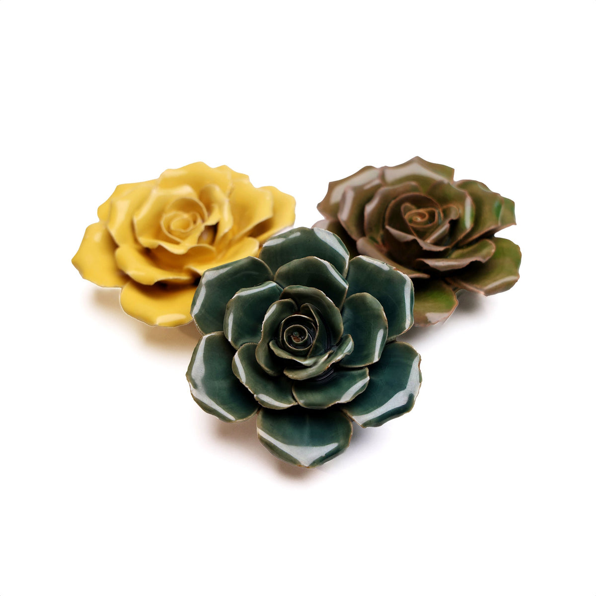 Ceramic Flowers With Keyhole For Hanging On Walls Collection 9 - Chive Plant Studio - Ceramic Flowers - Chive Studio 2024