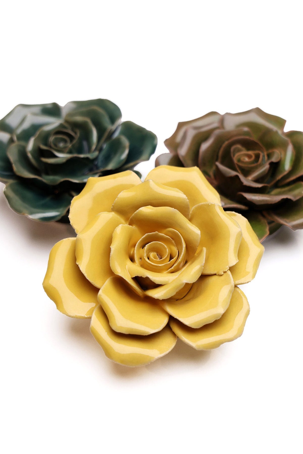 Ceramic Flowers With Keyhole For Hanging On Walls Collection 9 - Chive Plant Studio - Ceramic Flowers - Chive Studio 2024