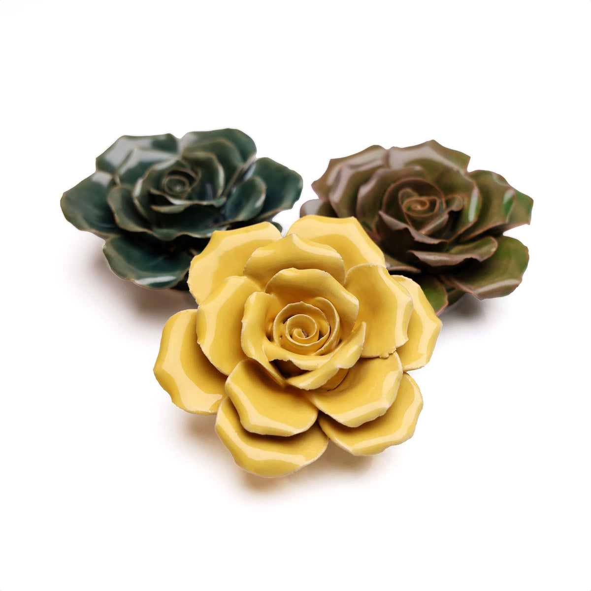 Ceramic Flowers With Keyhole For Hanging On Walls Collection 9 - Chive Plant Studio - Ceramic Flowers - Chive Studio 2024