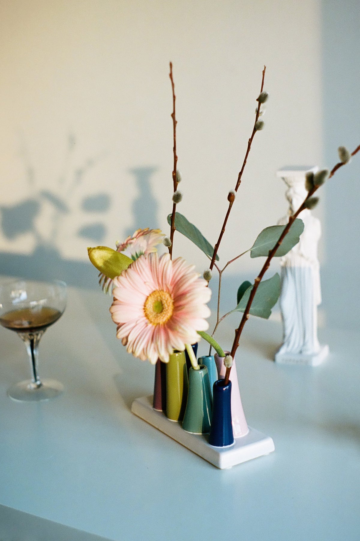 Pooley Modern Bud Vase For Flowers - Chive Ceramics Studio - Vases - Chive Ceramics Studio