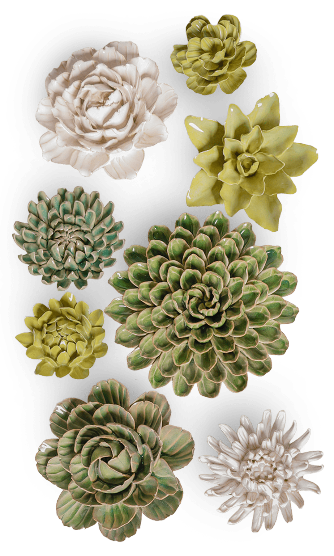 Nottingham - 11 Piece Curated Set - Chive Ceramics Studio - Ceramic Flower Sets - Chive Ceramics Studio