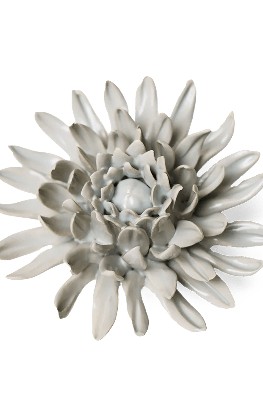 EG02 Panache Green Spider Mum - Chive Ceramics Studio - Ceramic Flowers - Chive Ceramics Studio