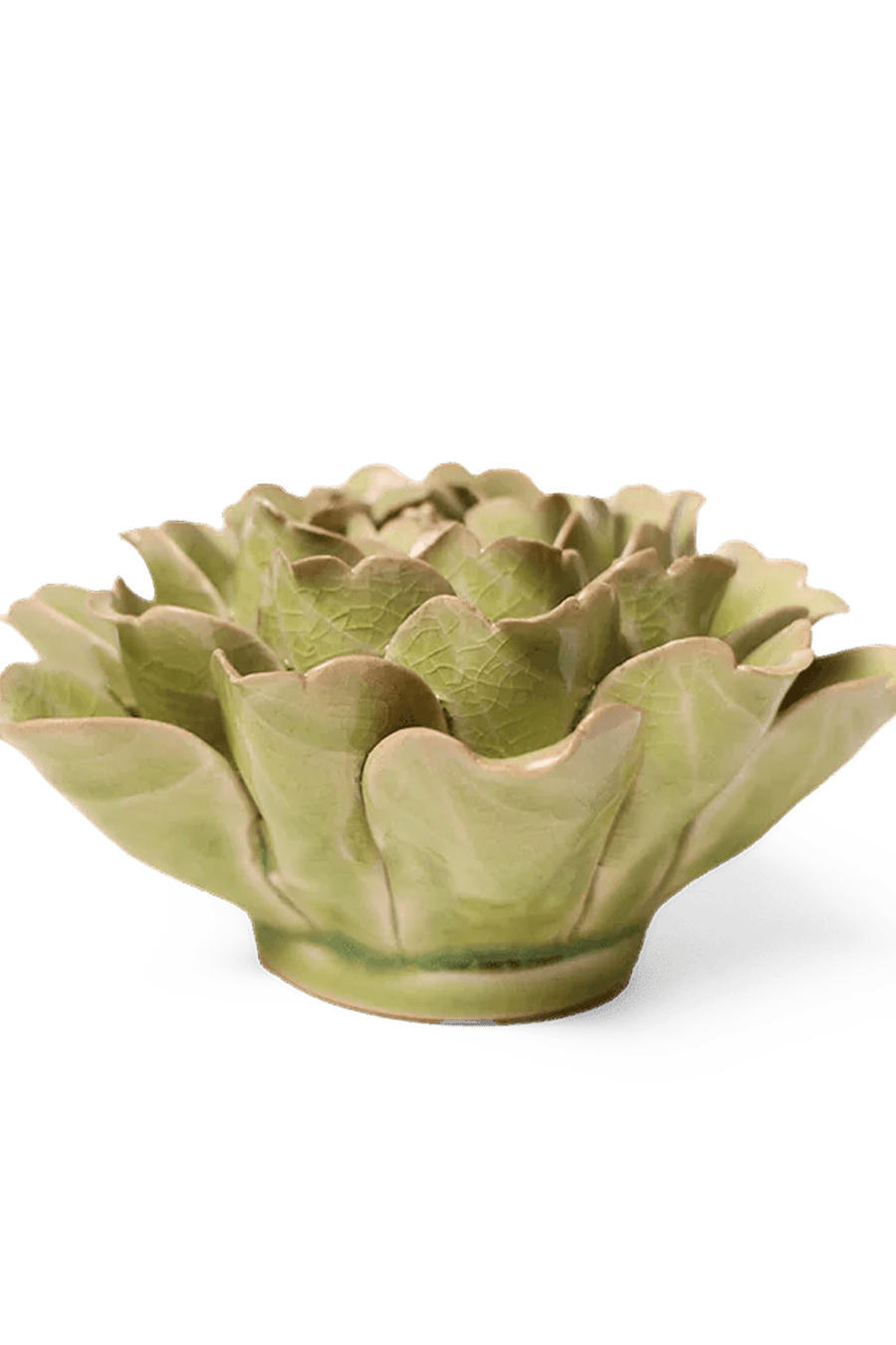 EG06 Peridot Comanche Peony - Chive Ceramics Studio - Ceramic Flowers - Chive Ceramics Studio