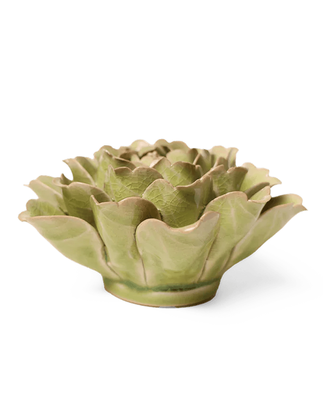 EG06 Peridot Comanche Peony - Chive Ceramics Studio - Ceramic Flowers - Chive Ceramics Studio