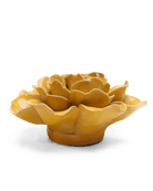 EG07 Burnt Yellow Rose - Chive Ceramics Studio - Ceramic Flowers - Chive Ceramics Studio