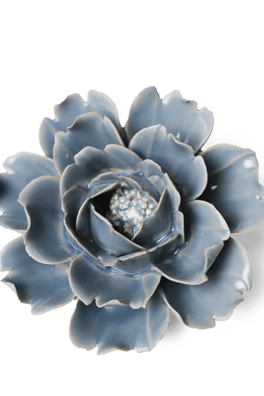 EG08 Pastel Blue Rose - Chive Ceramics Studio - Ceramic Flowers - Chive Ceramics Studio