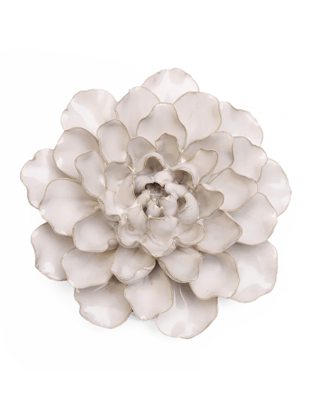 EG15 Ivory European Water Lily - Chive Ceramics Studio - Ceramic Flowers - Chive Ceramics Studio