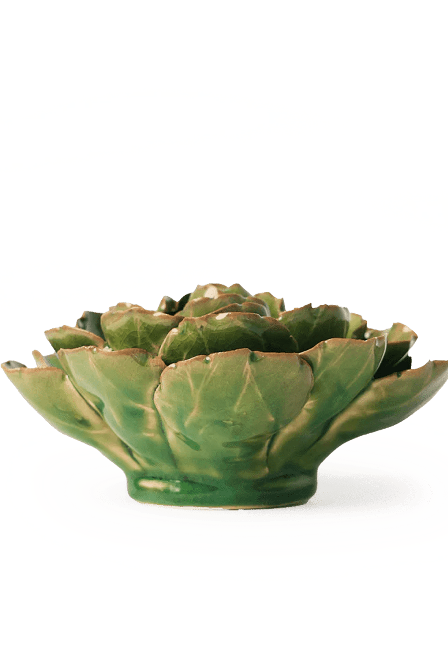 EG22 Avocado Green Keiko Peony - Chive Ceramics Studio - Ceramic Flowers - Chive Ceramics Studio