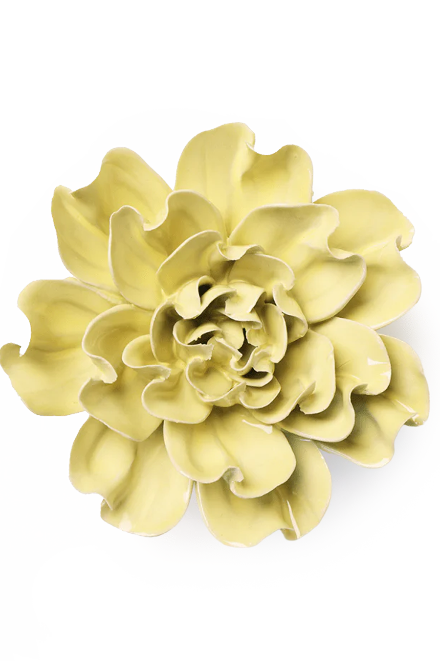 Lime Yellow Larkspur - Chive Ceramics Studio - Ceramic Flowers - Chive Ceramics Studio