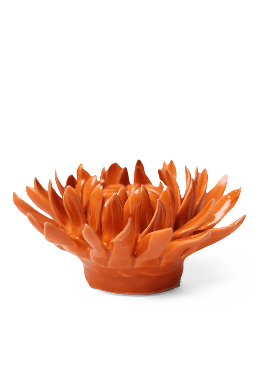 EG35 Orange Sarah Mum - Chive Ceramics Studio - Ceramic Flowers - Chive Ceramics Studio