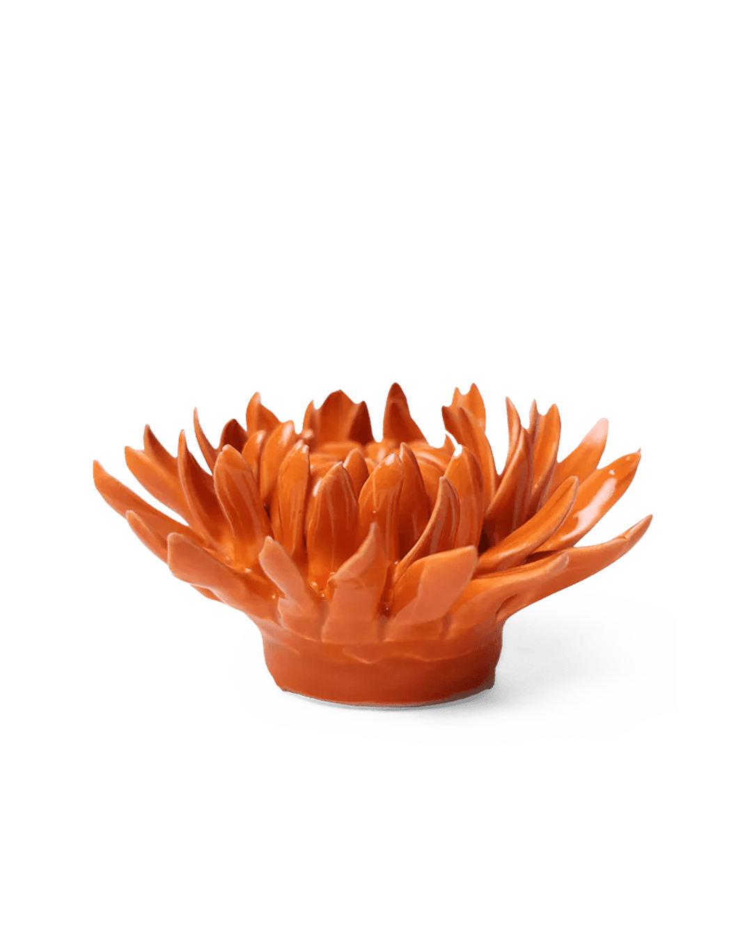 EG35 Orange Sarah Mum - Chive Ceramics Studio - Ceramic Flowers - Chive Ceramics Studio