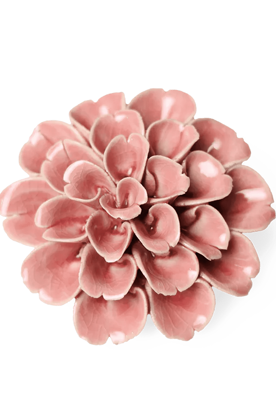 EG36 Champagne Pink Hydrangea - Chive Ceramics Studio - Ceramic Flowers - Chive Ceramics Studio