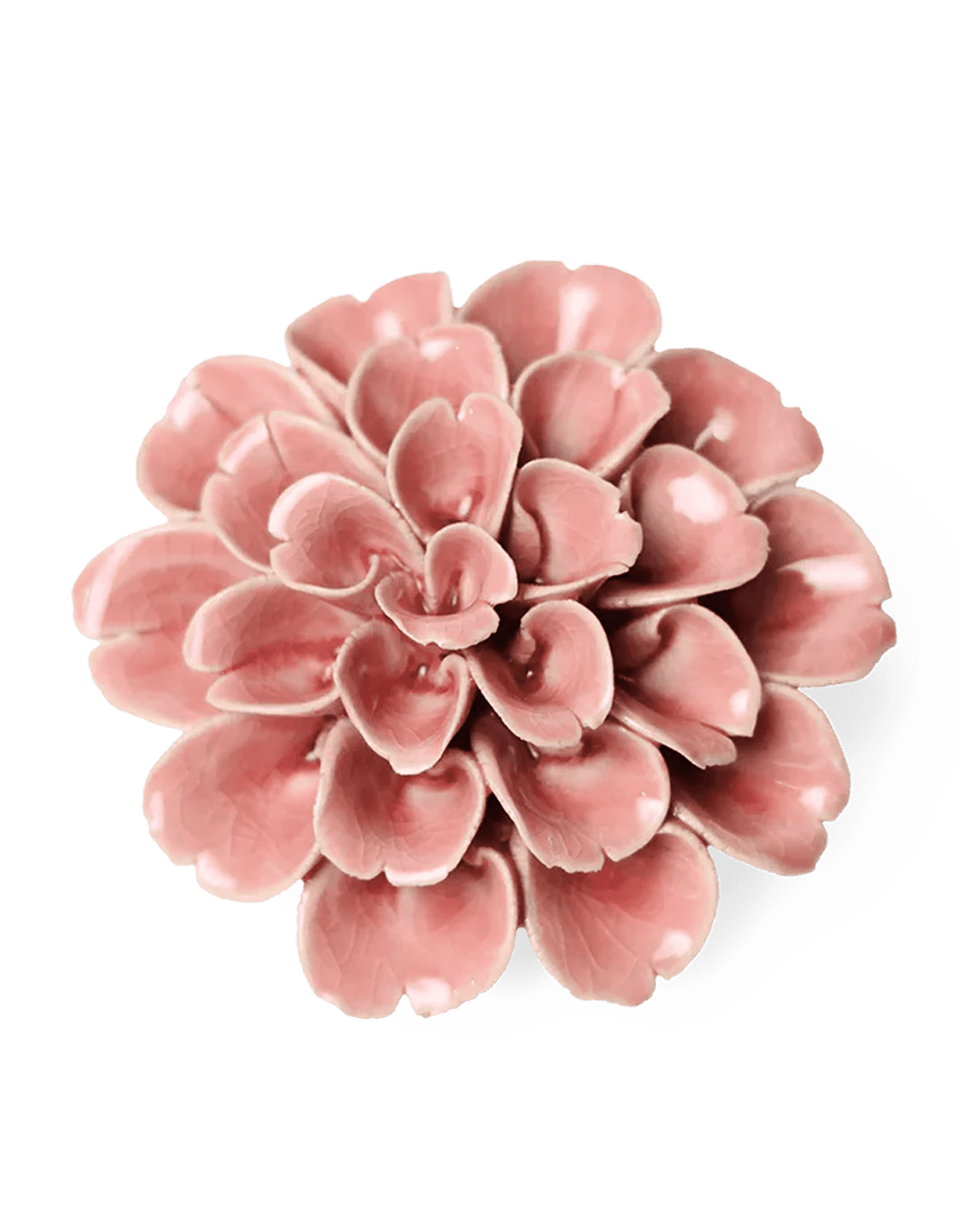 EG36 Champagne Pink Hydrangea - Chive Ceramics Studio - Ceramic Flowers - Chive Ceramics Studio