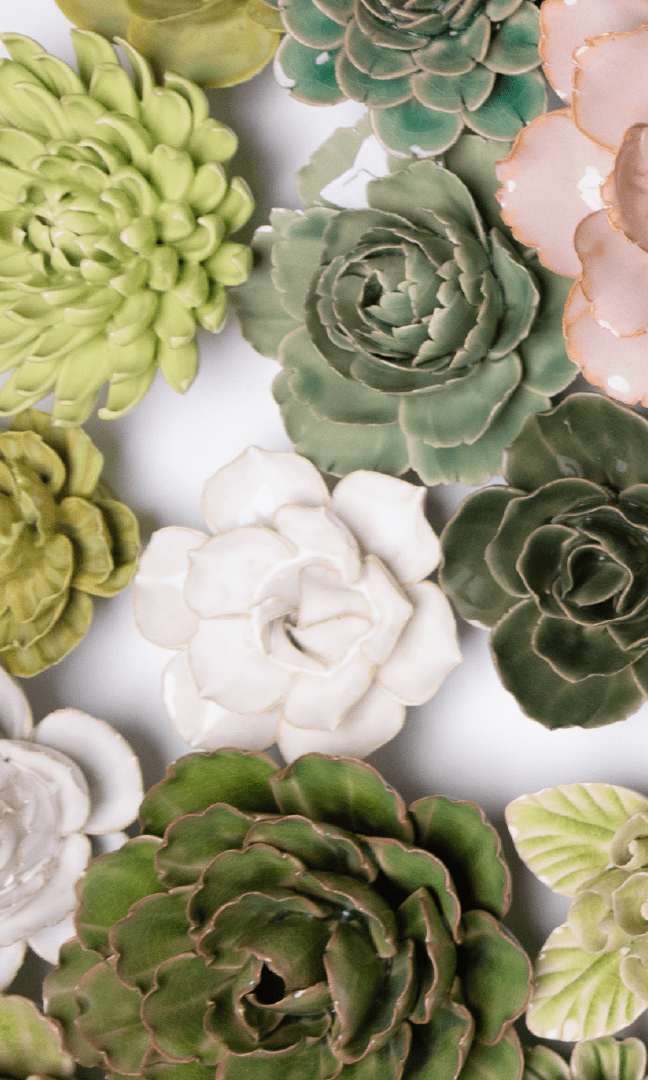 Essex - Ceramic Flower Curated Collection - Chive Ceramics Studio - Ceramic Flower Sets - Chive Ceramics Studio