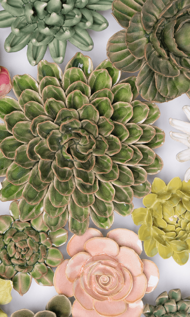 Nottingham - Ceramic Flower Curated Collection - Chive Ceramics Studio - Ceramic Flower Sets - Chive Ceramics Studio