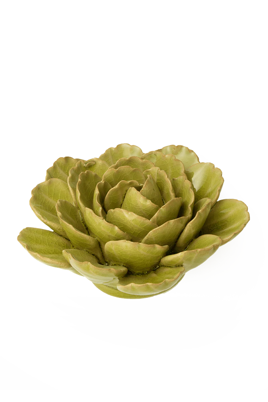 France Ceramic Flower Wall Art Green Peony - Chive Ceramics Studio - Ceramic Flowers - Chive Ceramics Studio