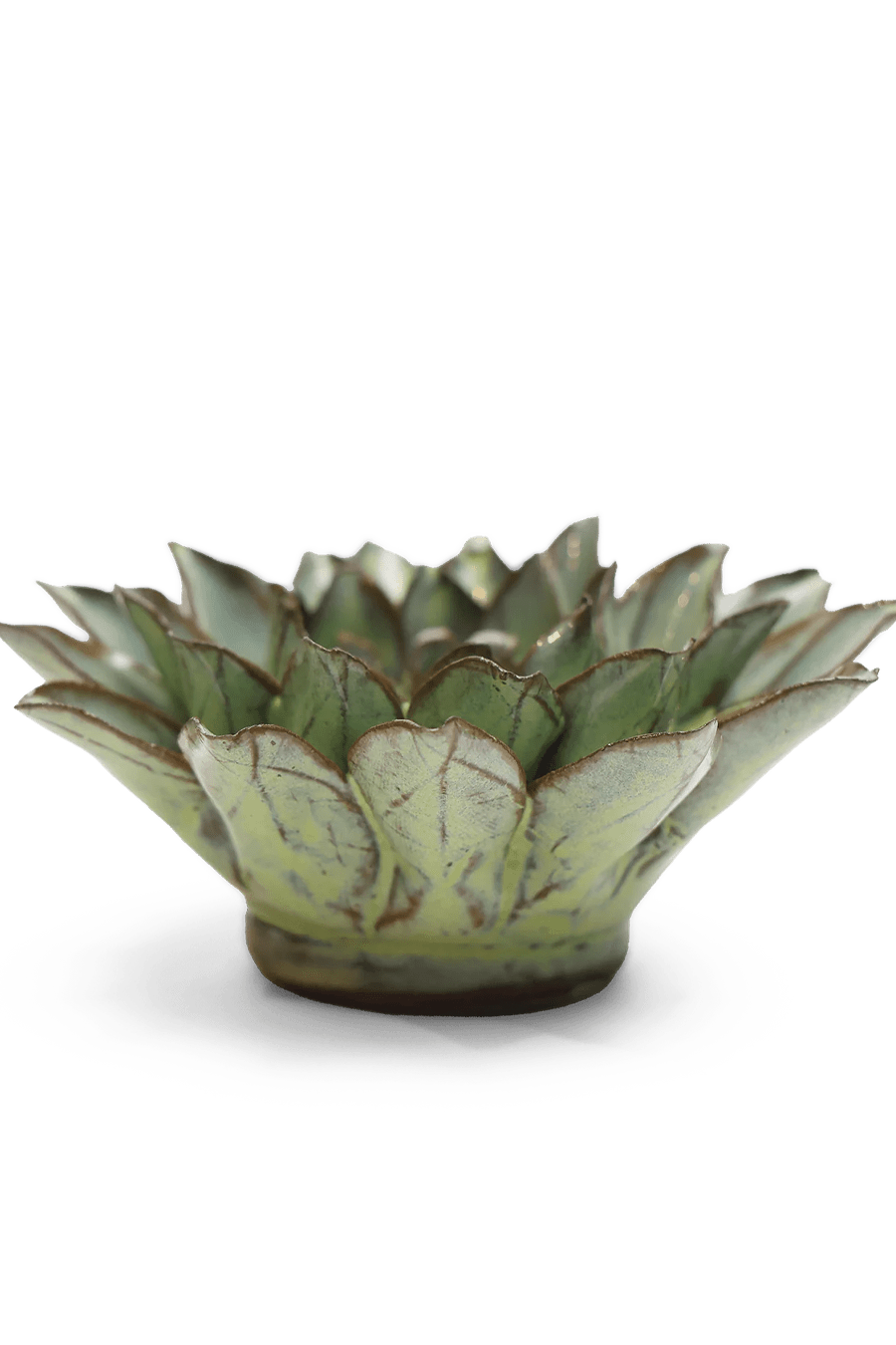 JA06 Pear Green Calico Aster - Chive Ceramics Studio - Ceramic Flowers - Chive Ceramics Studio