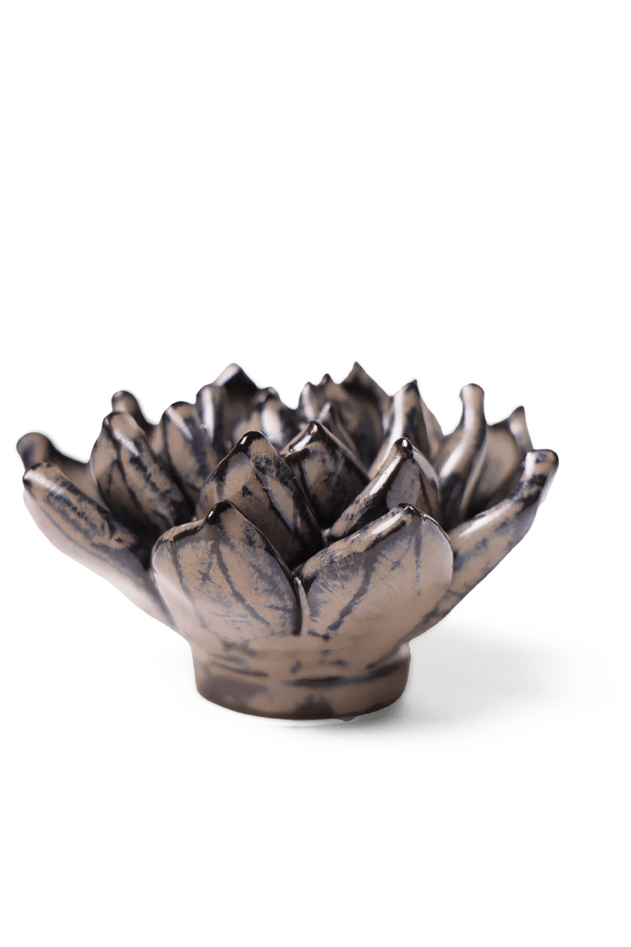 JA08 Latte Lola Echeveria - Chive Ceramics Studio - Ceramic Flowers - Chive Ceramics Studio