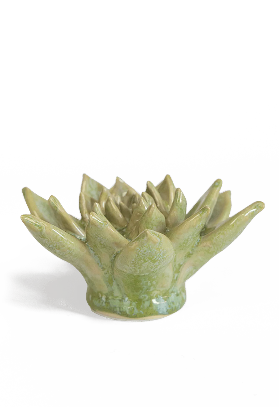 Japan Ceramic Flower Green Succulent - Chive Ceramics Studio - Ceramic Flowers - Chive US