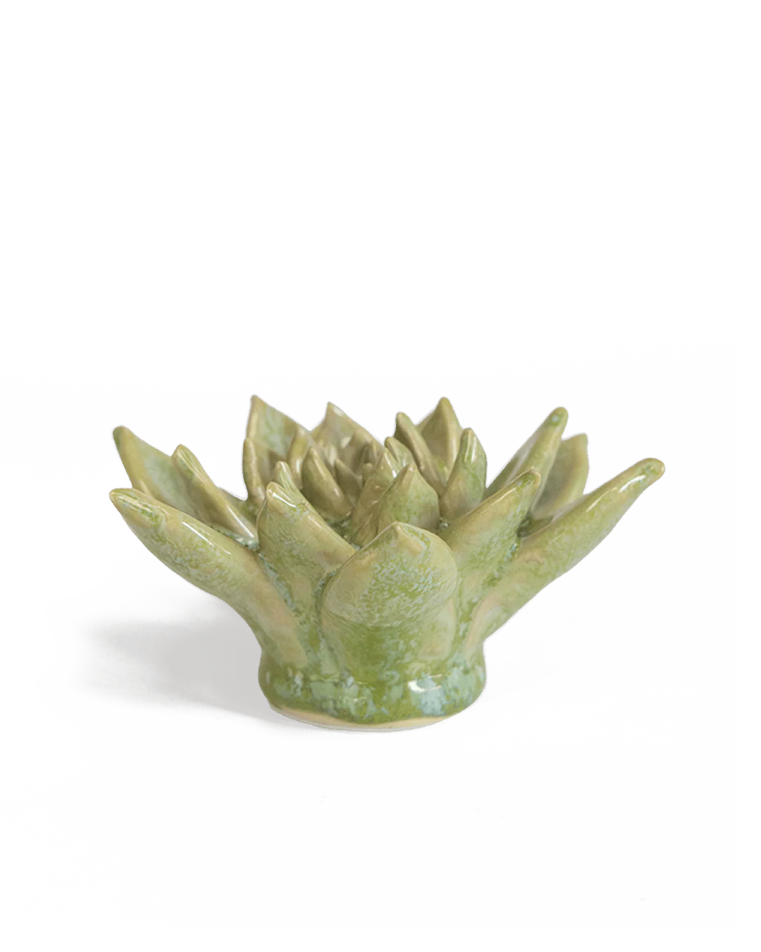 Japan Ceramic Flower Green Succulent - Chive Ceramics Studio - Ceramic Flowers - Chive US