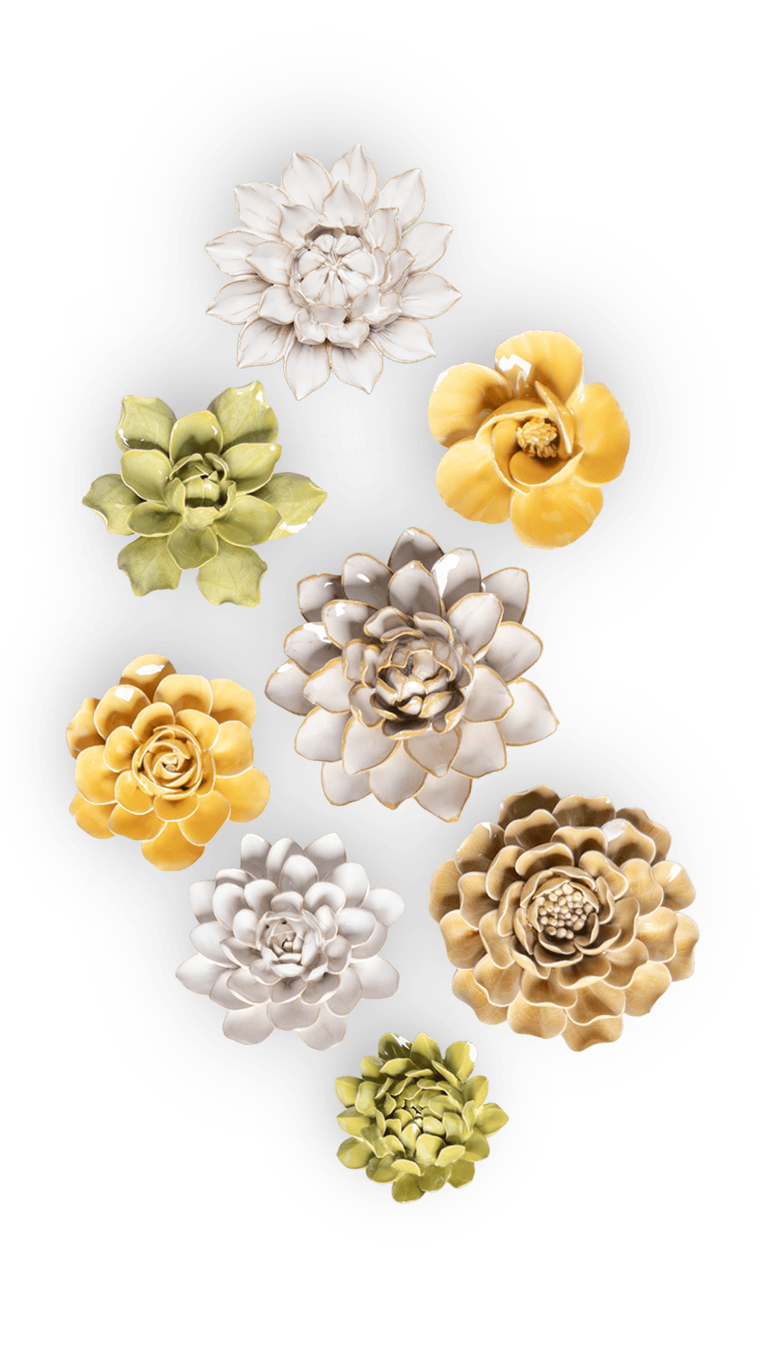 Kyoto - 8 Piece Curated Set - Chive Ceramics Studio - Ceramic Flower Sets - Chive Ceramics Studio