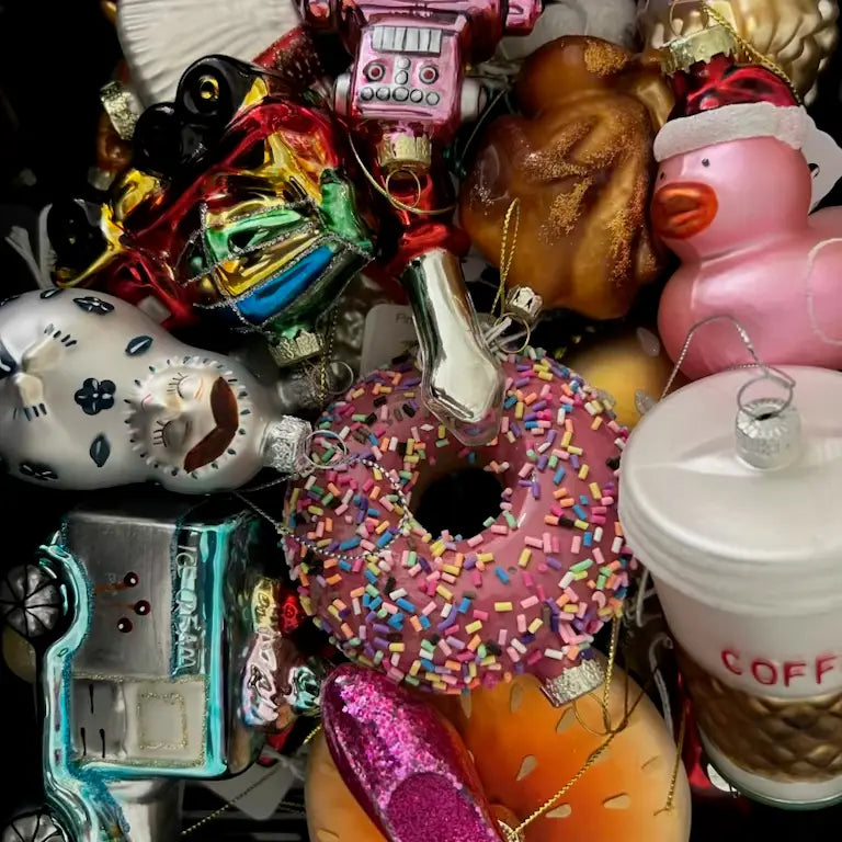 Hand-Blown Glass Christmas Ornaments - Premium Holiday Decor