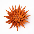 Ceramic Flower Wall Art Large Orange 12 - Chive Plant Studio - Ceramic Flowers - Chive