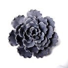 Ceramic Flower Wall Art Lettuce Grey XL 5 - Chive Plant Studio - Ceramic Flowers - Chive