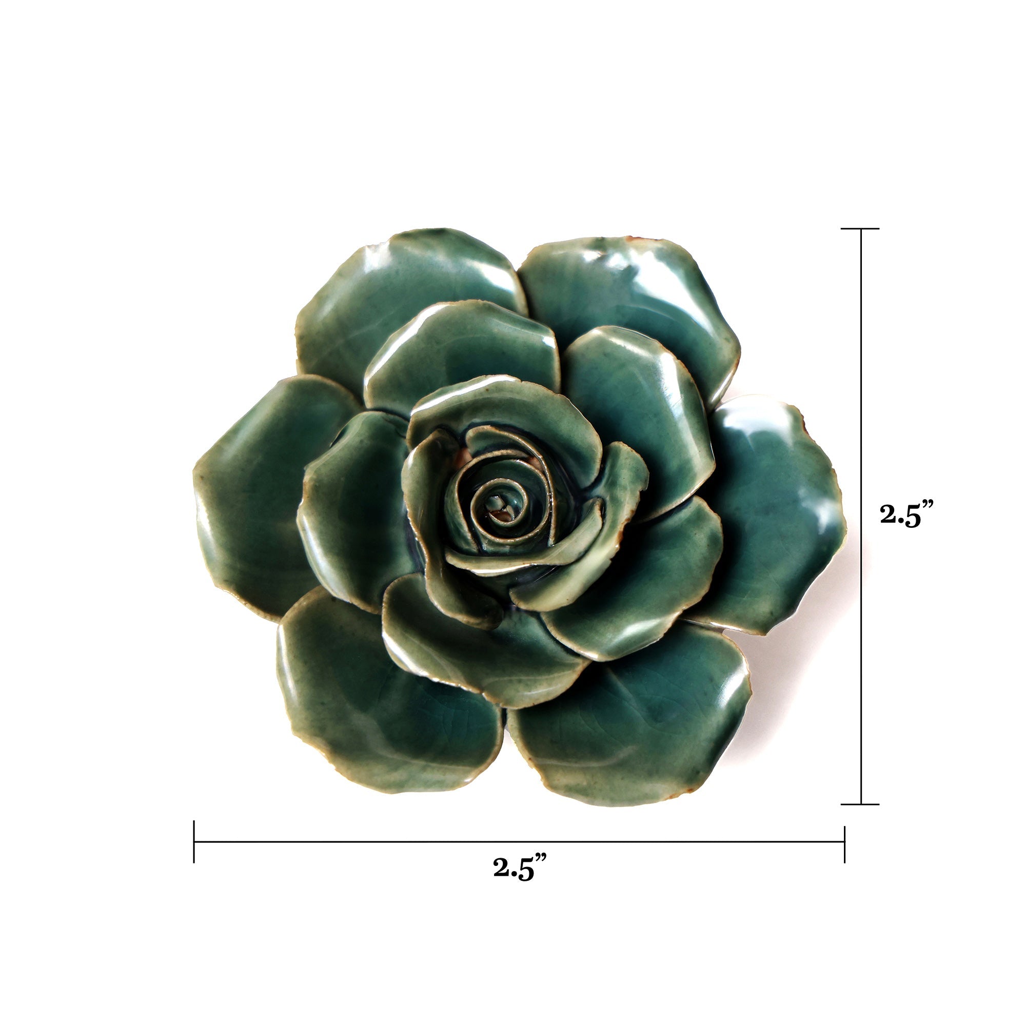 Ceramic Flowers With Keyhole For Hanging On Walls Collection 9 - Chive Plant Studio - Ceramic Flowers - Chive Studio 2024