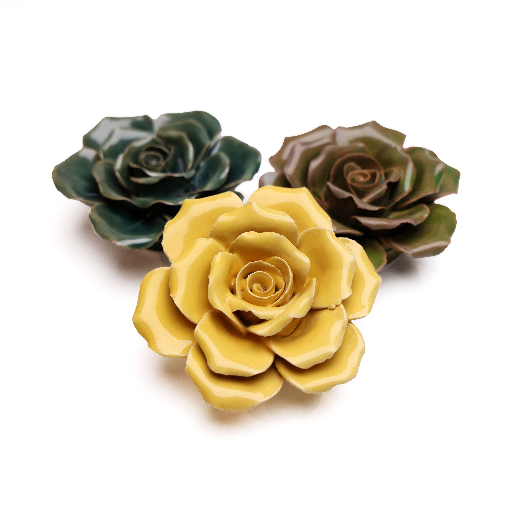Ceramic Flowers With Keyhole For Hanging On Walls Collection 9 - Chive Plant Studio - Ceramic Flowers - Chive Studio 2024