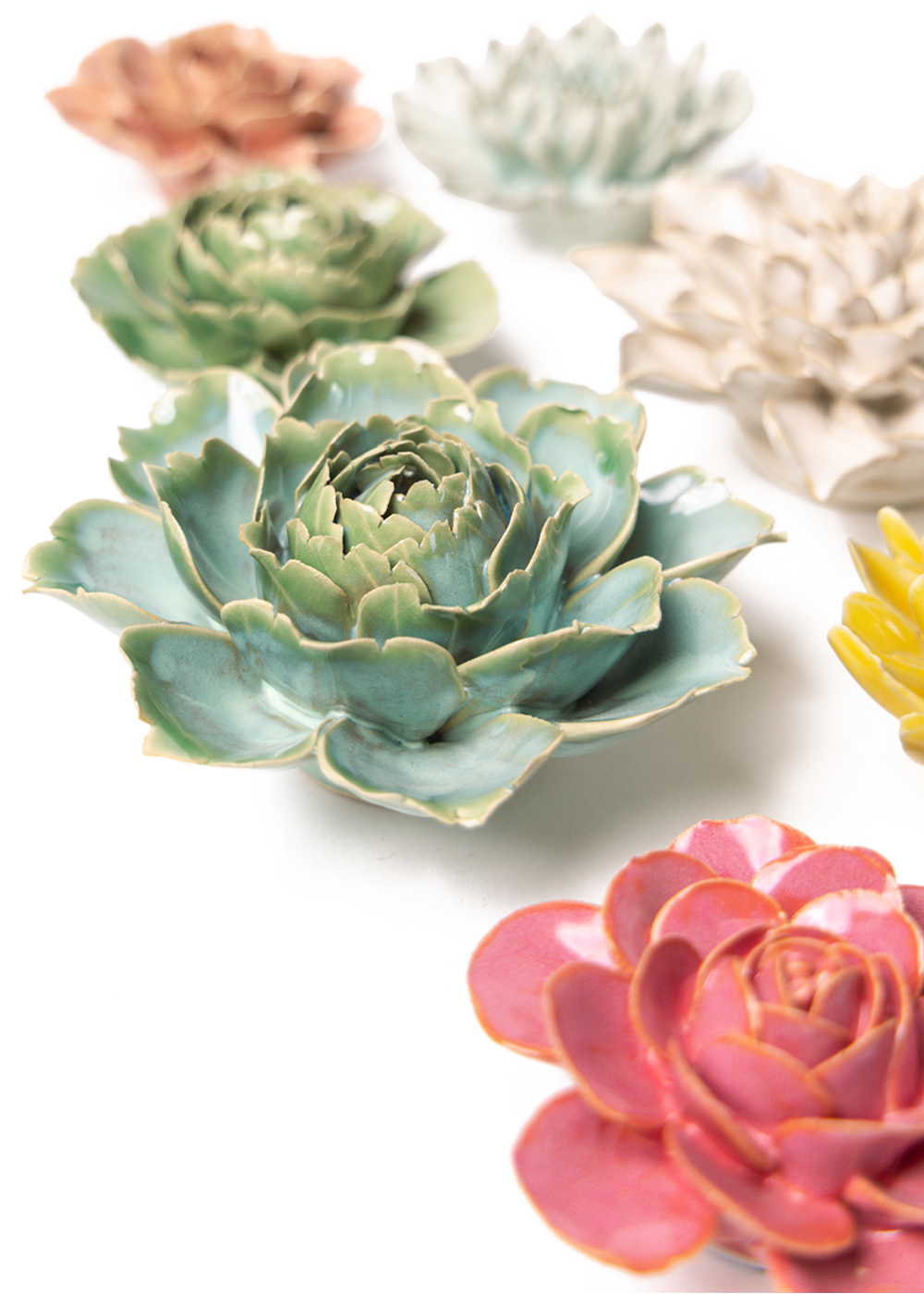 Gotland - 7 Piece Set - Chive Ceramics Studio - Ceramic Flower Sets - Chive Ceramics Studio
