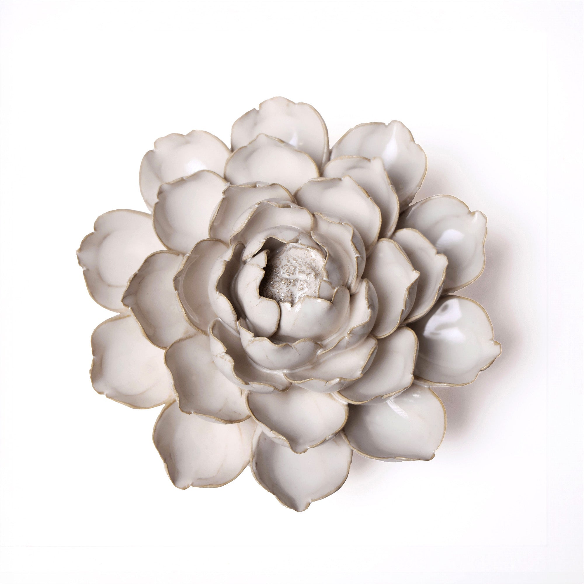 Ceramic Flowers With Keyhole For Hanging On Walls Ivory Collection - Chive Plant Studio - Ceramic Flowers - Chive Studio 2024