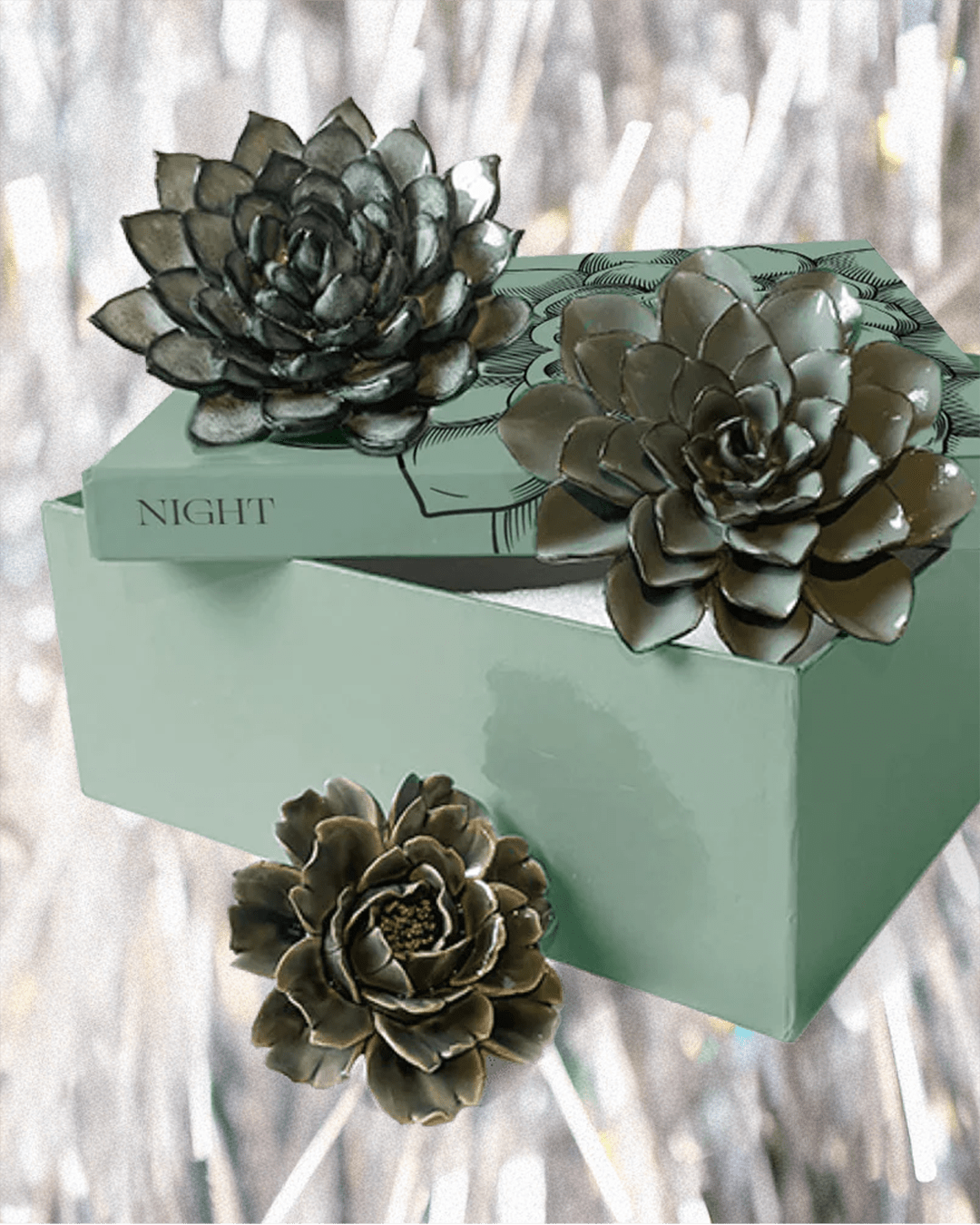 For Someone Who Appreciates Flowers That Can't Die - Chive Ceramics Studio - Chive Ceramics Studio