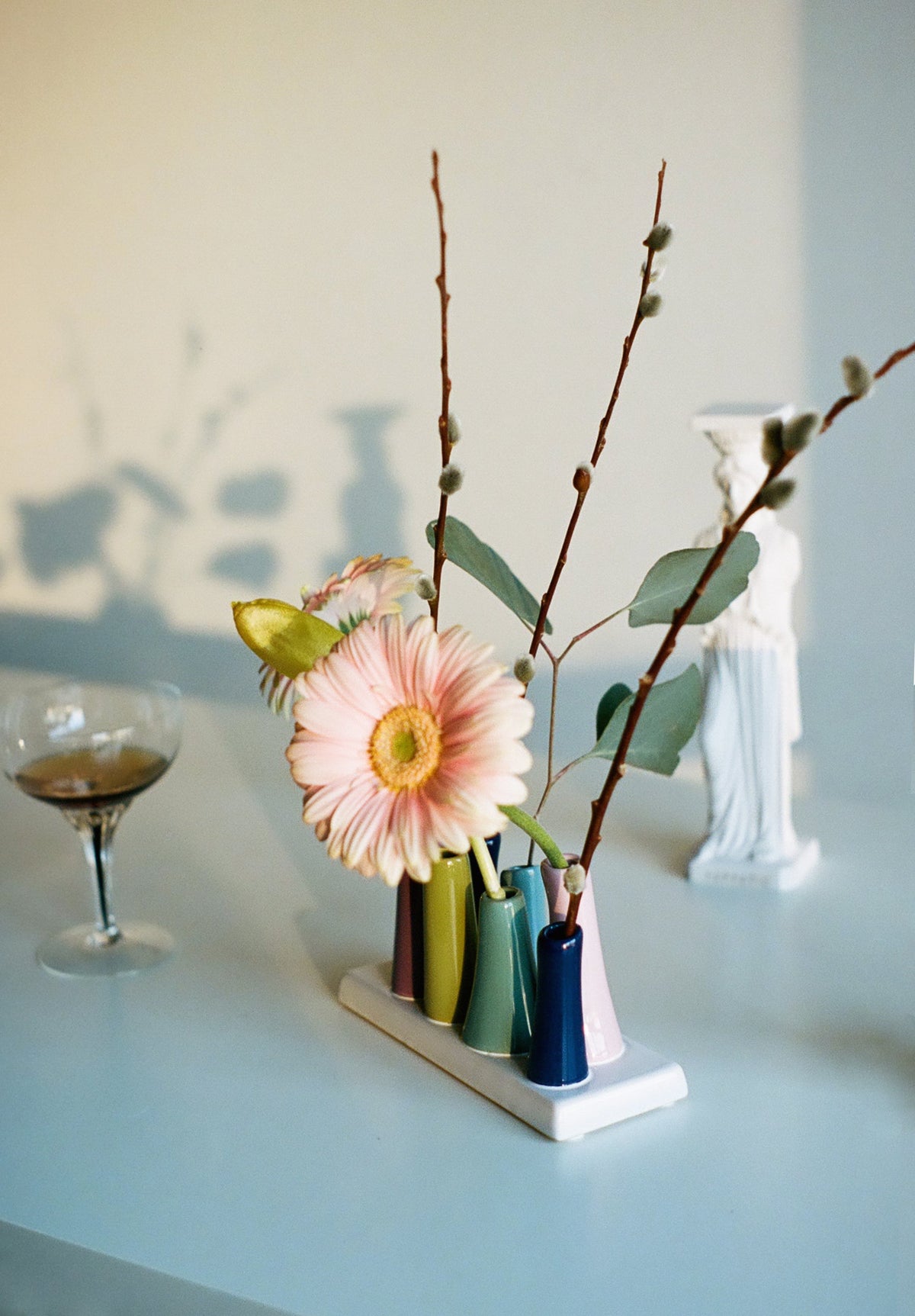Pooley Modern Bud Vase For Flowers - Chive Ceramics Studio - Vases - Chive Ceramics Studio