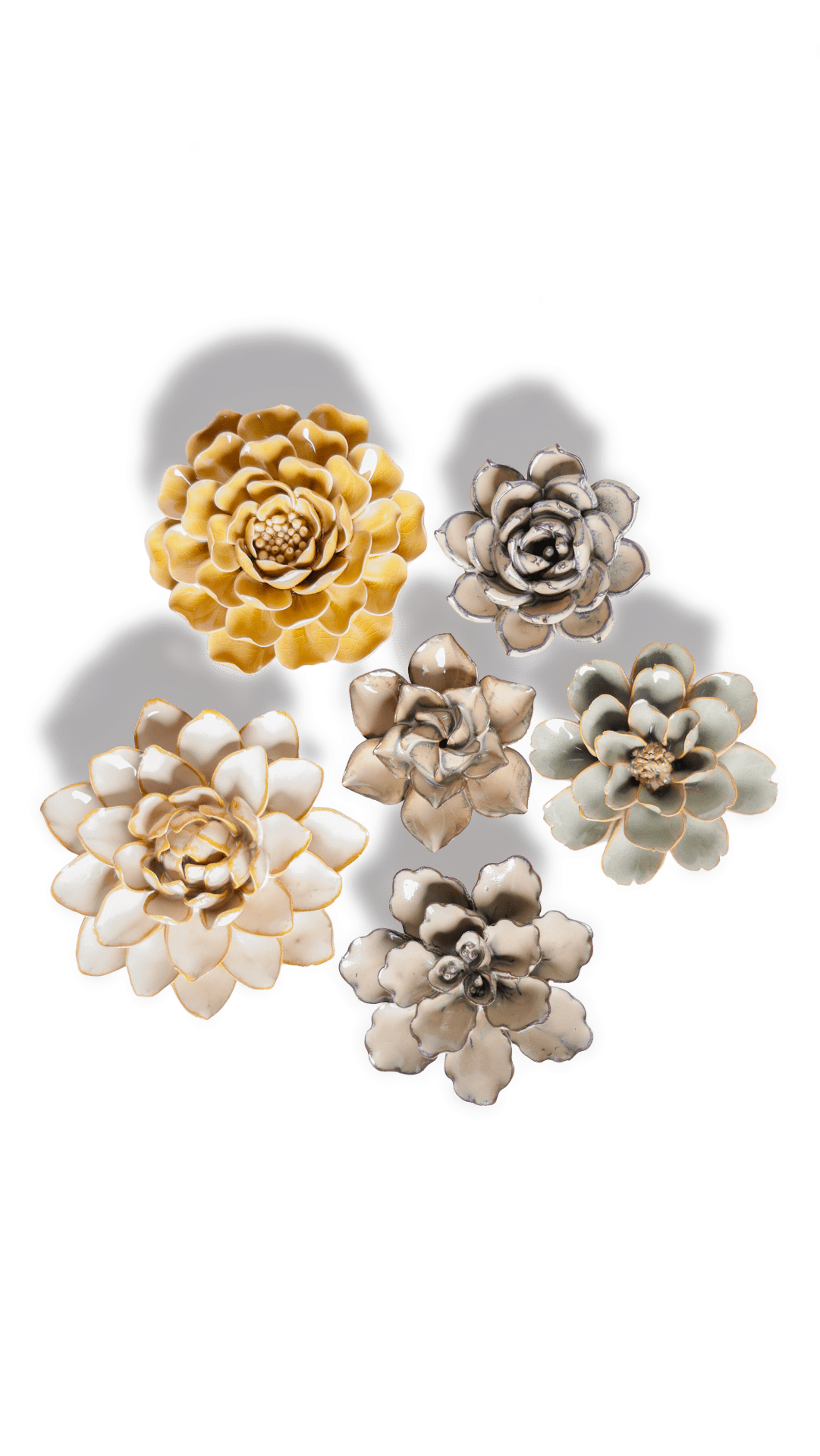 Princeton - Ceramic Flower Curated Collection - Chive Ceramics Studio - Ceramic Flower Sets - Chive Ceramics Studio