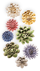 New Haven - 14 Piece Curated Set - Chive Ceramics Studio - Ceramic Flower Sets - Chive Ceramics Studio