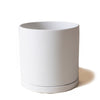 Dojo Porcelain Modern Indoor Plant Pot With Saucer