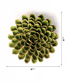 Avocado Green Unicorn Zinnia - Chive Ceramics Studio - Ceramic Flowers - Chive Ceramics Studio